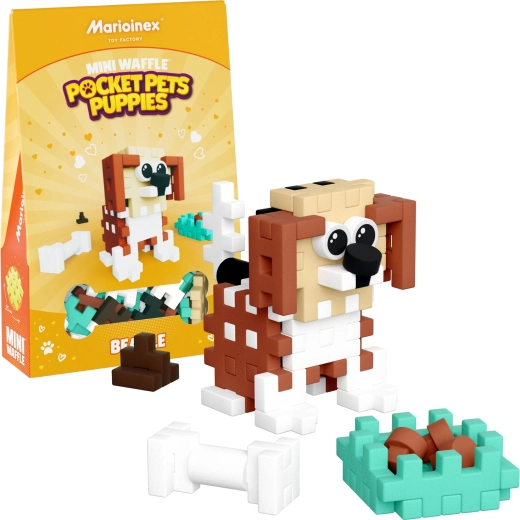 Gradbeni set Mini Waffle Pocket Pets – beagle