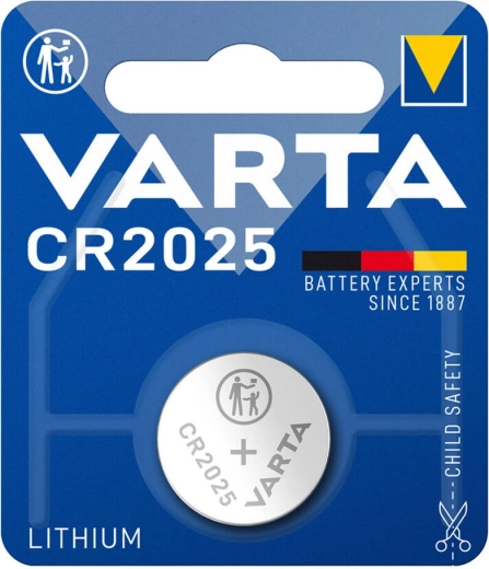 Litijeva gumbna baterija CR2025 Varta