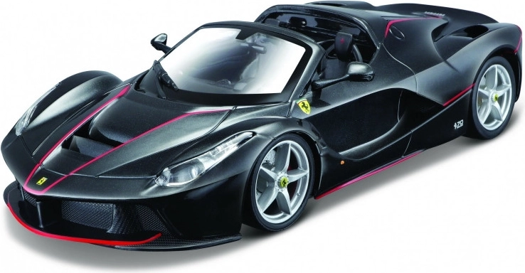 Kovinski model LaFerrari Aperta črn 1:24 za sestavljanje