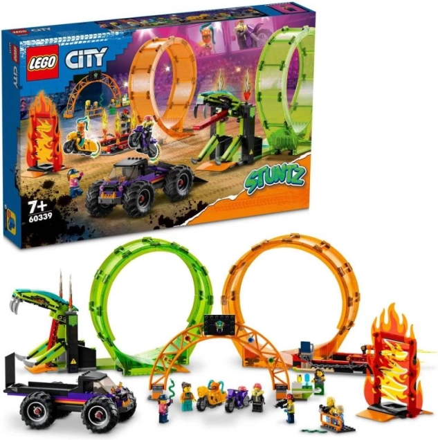 LEGO® City 60339 Kaskaderska dvojna zanka