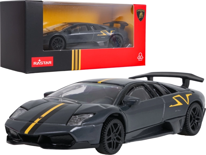 Metal Lamborghini Murciélago LP 670-4 SV Superveloce Model 1:43 Grey RASTAR