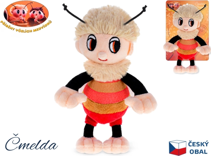 Pliško čmrlj Čmelda iz Zgodb čebeljih medvedkov, 15 cm