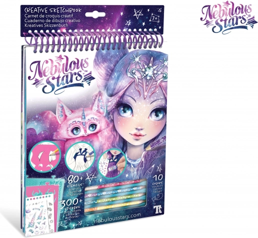 Ustvarjalni skicirka Nebulia Nebulous Stars