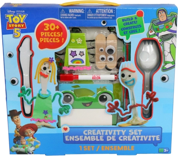 Disney Pixar Toy Story 5 ustvarjalni komplet za izdelavo figuric Forky in Karen Beverly