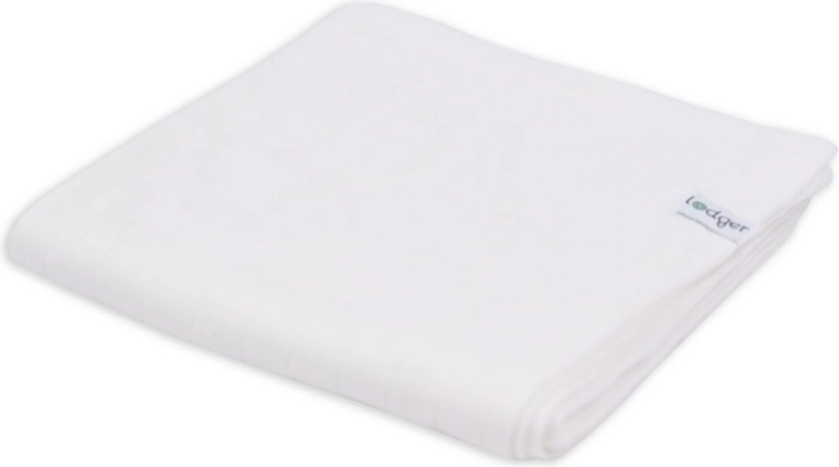 Lodger swaddler iz organskega bombaža Solid Cloud Dancer 70 × 70 cm – 1 kos