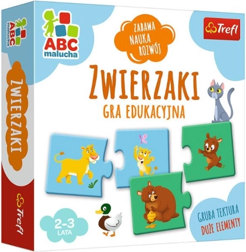 Igra Živali / ABC za najmlajše – izobraževalna sestavljanka
