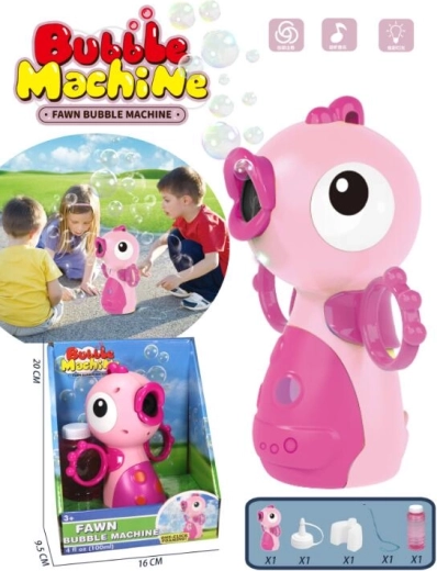 Stroj za mehurčke Ptiček – rožnat