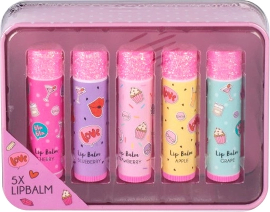 Create It! balzami za ustnice v kovinski škatlici