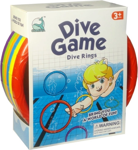 Komplet potapljaških obročev za vodo (6 kos)