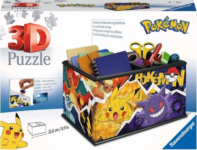 3D Puzzle Jewelry Box POKÉMON 216 Pieces