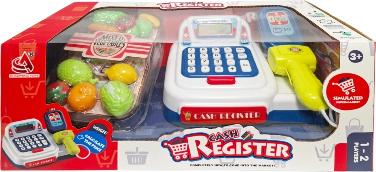 Otroška blagajna s skenerjem in dodatki
