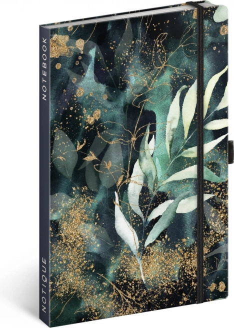 NOTIQUE črtast zvezek Eukalipt 13 × 21 cm