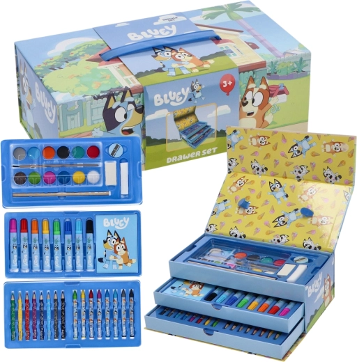 Bluey Drawing Suitcase