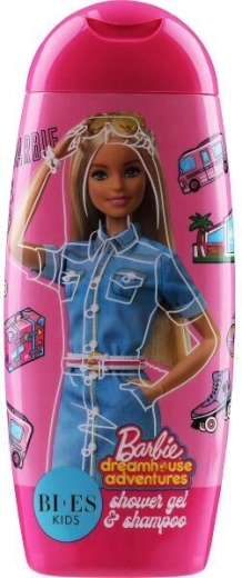 Barbie Dreamhouse gel za prhanje in šampon 2v1 za otroke 250 ml