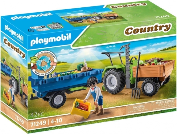 Traktor s prikolico PLAYMOBIL
