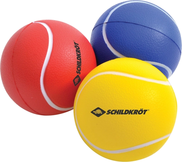 Schildkröt barvne penaste žogice za softball 7 cm (3 kosi)