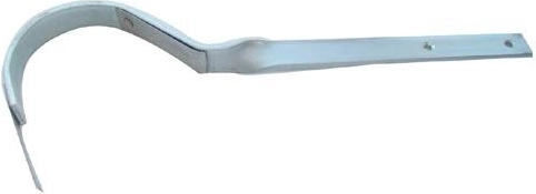 Zasukana kljuka za žleb 250 mm, pocinkana