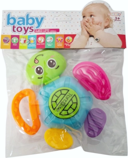 Senzorična igrača za dojenčke – želvica ropotuljica