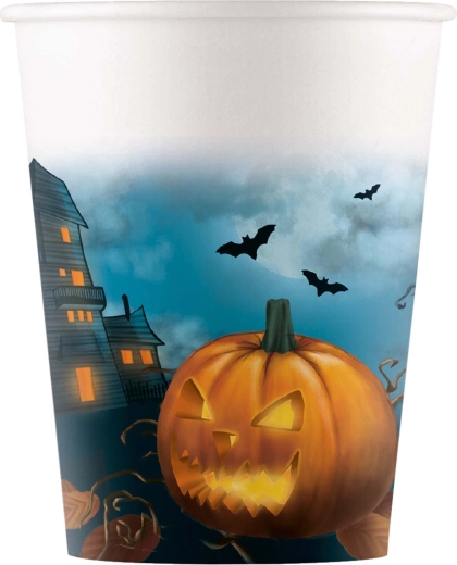 Papirnati kozarčki Halloween 200 ml, 8 kosov