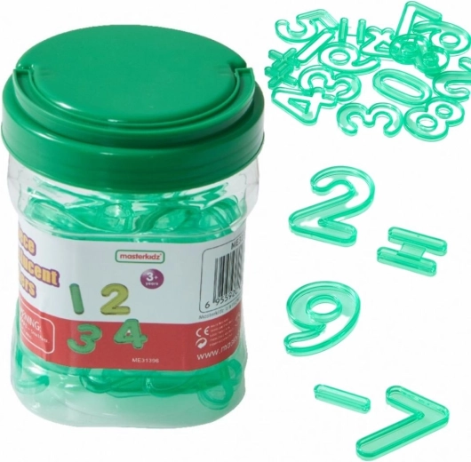 Masterkidz Transparent Numbers for LED Light Panel STEM