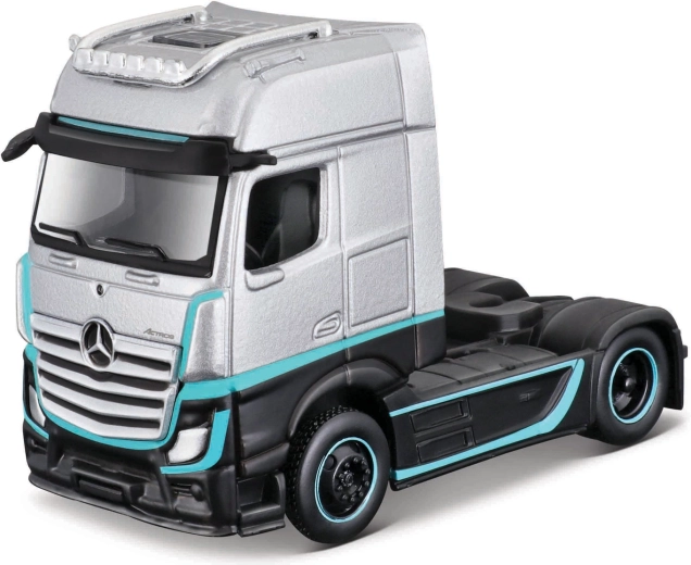 Maisto Mercedes-Benz Actros 1851 custom rigs srebrno-črn 1:64