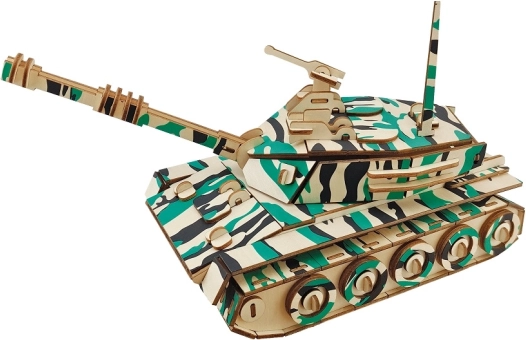 Woodcraft lesene 3D sestavljanke – veliki tank