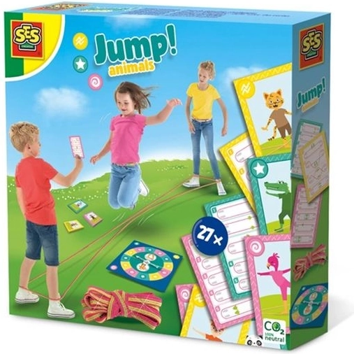 SES Creative Jump! živali – gibalna skakalna igra za otroke