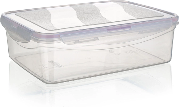 Hermetična posoda LARA 4,4 l pravokotna plastična