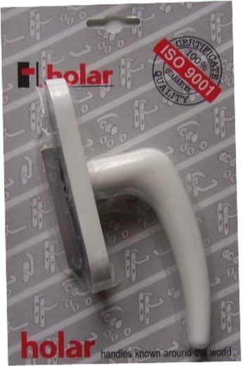 Balkonski ročaj Klasik plast bel