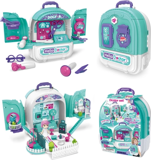 Zdravniški set 3-v-1 v nahrbtniku Sparkys