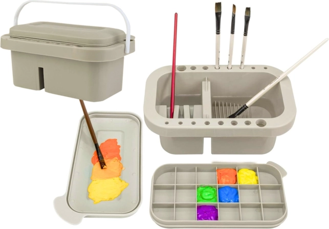 Organizator za pranje in shranjevanje čopičev