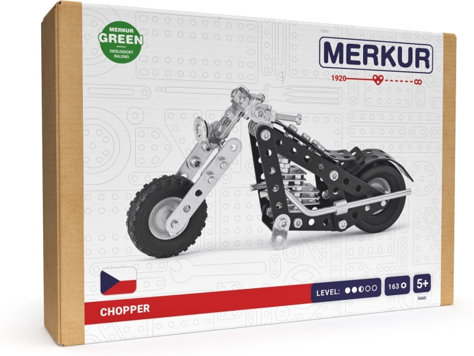 Merkur gradbeni komplet Chopper – 163 kosov