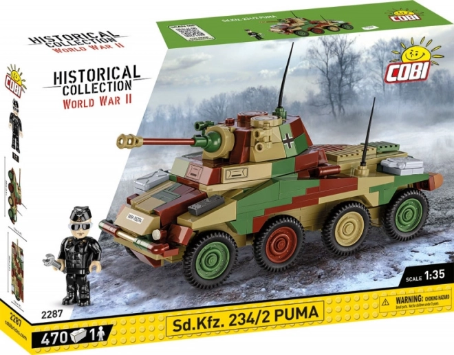 Stavebnica oklepnega vozila Sd.Kfz. 234/2 Puma 1:35 (COBI)