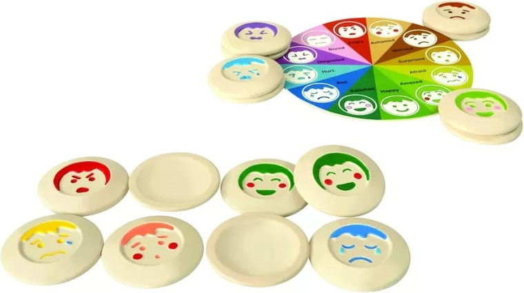 PlanToys lesena igra spomina razpoloženja