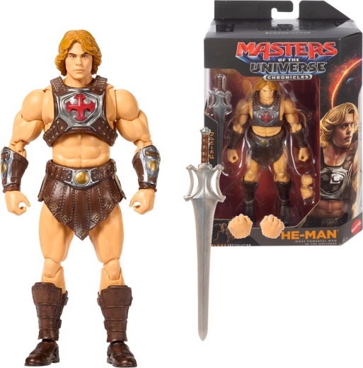 Mattel Masters of the Universe Chronicles figura He-Man z dodatki - 1 kos