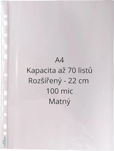 Prospektni ovitek Concorde A4 mat 100 µm 50 kosov
