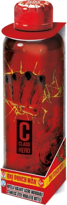 Nerjaveča steklenica z motivom One Punch Man