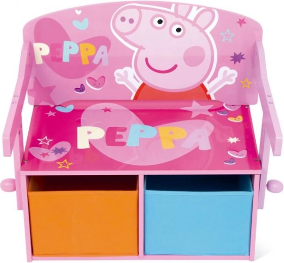Peppa Pig Kids’ Bench 3 in 1 (bench, desk and toy storage box)