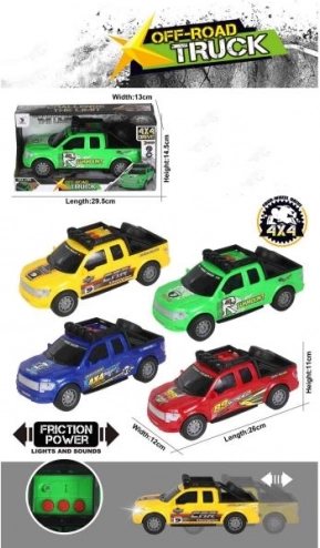 Avto z zvokom in svetlobo, rdeče