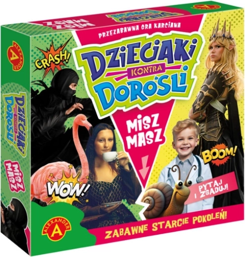 Otroci proti odraslim – Misz Masz družabna kvizna igra