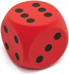 Pena kocka za igranje 15 × 15 × 15 cm