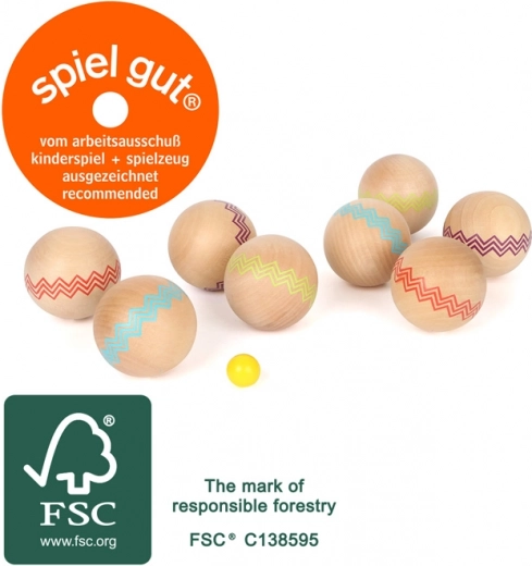 Leseni Petanque za Otroke in Odrasle