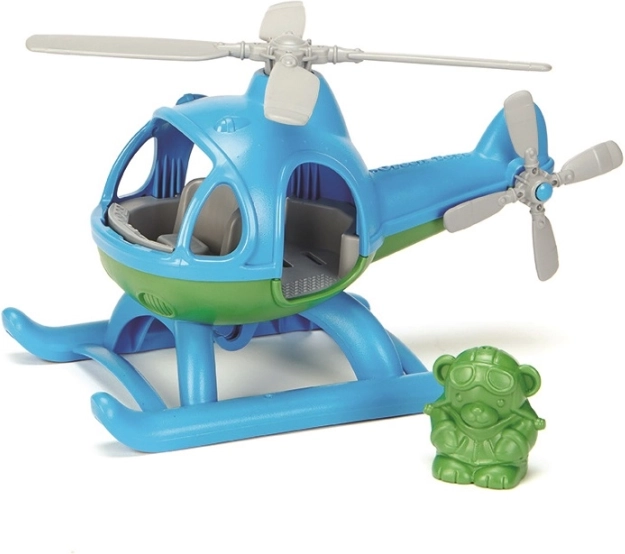 Helikopter Green Toys modra