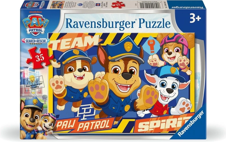 Ravensburger sestavljanka Tačke na patrulji: iskanje in reševanje, 35 kosov