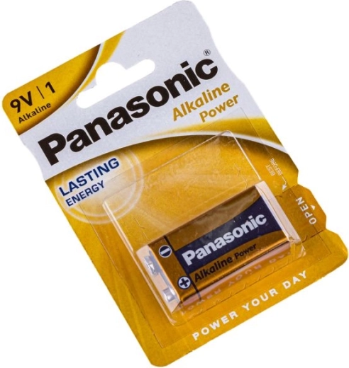 Alkalna baterija Panasonic 9V (6LR61) - 1 kos