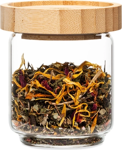 Klarstein shranjevalna posoda s pokrovom iz bambusa 200 ml