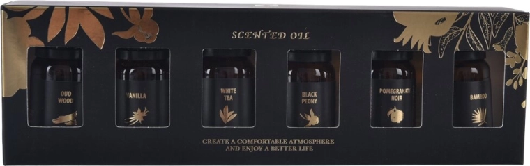 Darilni set eteričnih olj Black 6×10 ml