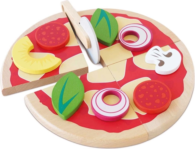Lesena pizza za rezanje za otroke Le Toy Van