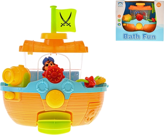 Čolniček za vodo s funkcijo brizganja in priseski 22 cm