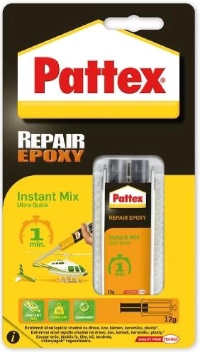 Epoksidno lepilo PATTEX Repair Universal 12 g – hitro strjevanje 1 minuta